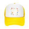 Spring Wildflower Botanical Quote De Mesh Baseball Cap Casual Hat Outdoor  For Womens Unisex FeUnisex