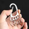 Multi-Ring Key Holder Easy Removal Key Ring Accessory Anti-Loss Key Ring  Multi-purpose Use