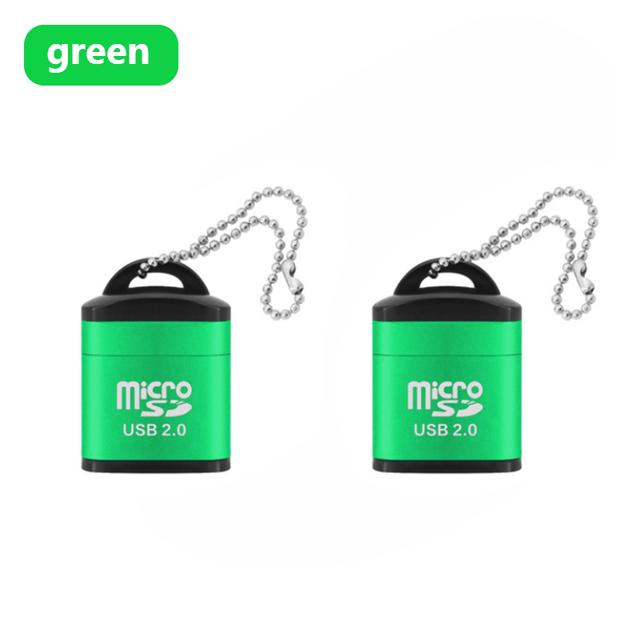 1/2 шт USB Micro SD/TF кард-ридер USB 2.0 мини мобильный телефон кард-ридер высокоскоростной USB-адаптер для ноутбуков аксессуары