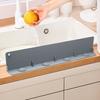 Sink Water Guard Splash Protector Reusable Kitchen Sink Shield Silicone Splash Guard Suction Cup Type Water Barrier