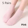 5 пар женских носков Four Seasons Breathable Absorbent Mesh Women's Mid-tube Socks Fashion Women's Socks