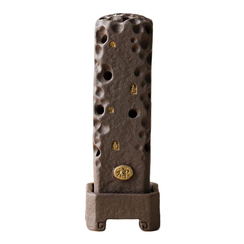 Держатель для благовоний Zen Stick Innse с крышкой, керамический, ретро, для ароматерапии, для дома, комнатного чаепития, настольный, декор для медитации, подарок