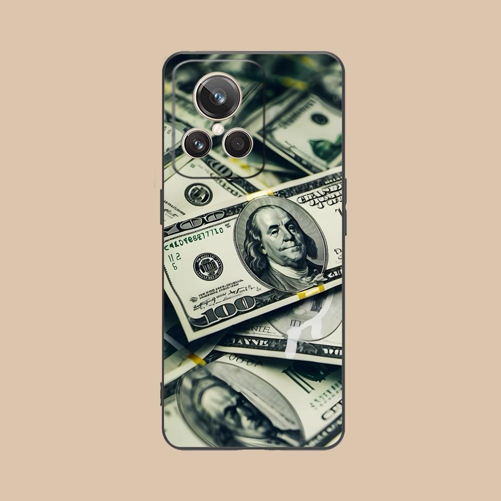 USD Dollar Matte TPU Mobile Phone Case for Realme GT 8 Neo Pro C75 73 71 C67 65 C55 53 C35 31 C20 15 Colorful Cover