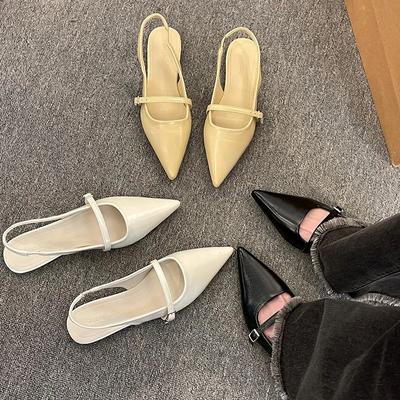 Мода Новые модные летние женские сандалии с острым носком Модные уличные туфли на плоской подошве Элегантные женские сандалии Zapatos Mujer