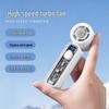2026 Handheld Mini Cooling Fan: 100-Speed High-Power Portable Turbine for Outdoor Use.