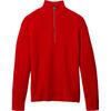 Wool Blend Half Zip Stand Collar Sweater Men Sweater China-Red 40342MF