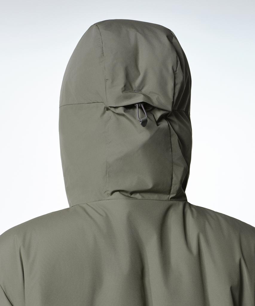 MUSINSA STANDARD [City Leisure] Hooded All-Round Padded Jacket [Khaki Grey]