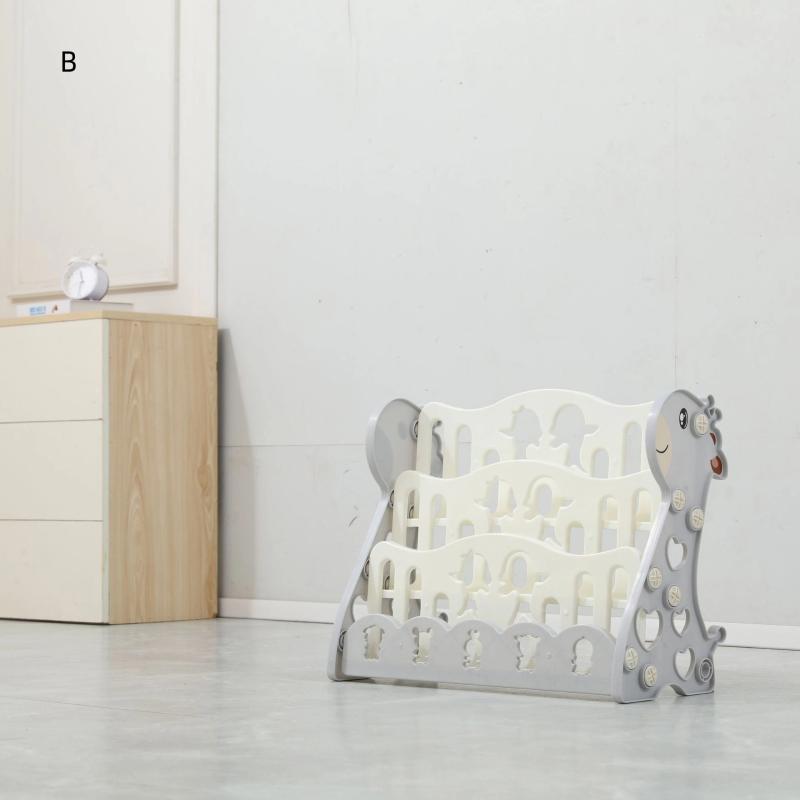 Children'S Bookcase Storage Integrated Simple Floor Baby Picture Book Rack Plastic Children'S Book Toy Rack