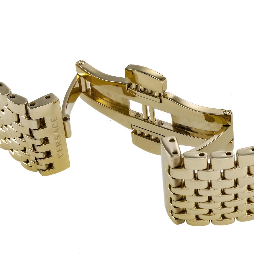 Часы Medusa Frame Medusa Черный циферблат Нержавеющая сталь Сапфировое стекло Кварц 36 мм Швейцарские часы VEVF00520 Золото [Versace] Женские [Товар]