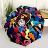 Настенные часы BAPE Camo   Красочный зонт с художественным дизайном   Милый зонт с милым дизайном, портативный 3-складной компактный зонт для мужчин и женщин, S353