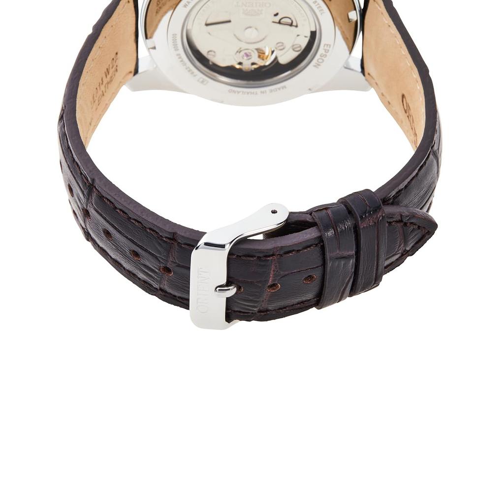 Orient Автоматические часы Современные механические автоматические отечественные гарантия производителя Open Heart Brown [ORIENT] полускелетон RN-AR0004Y мужские