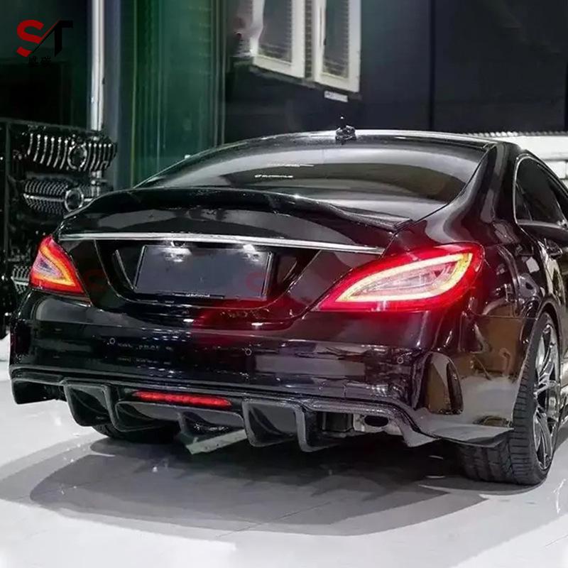 Mercedes-Benz CLS W218 Задний диффузор и губа из углеродного волокна
