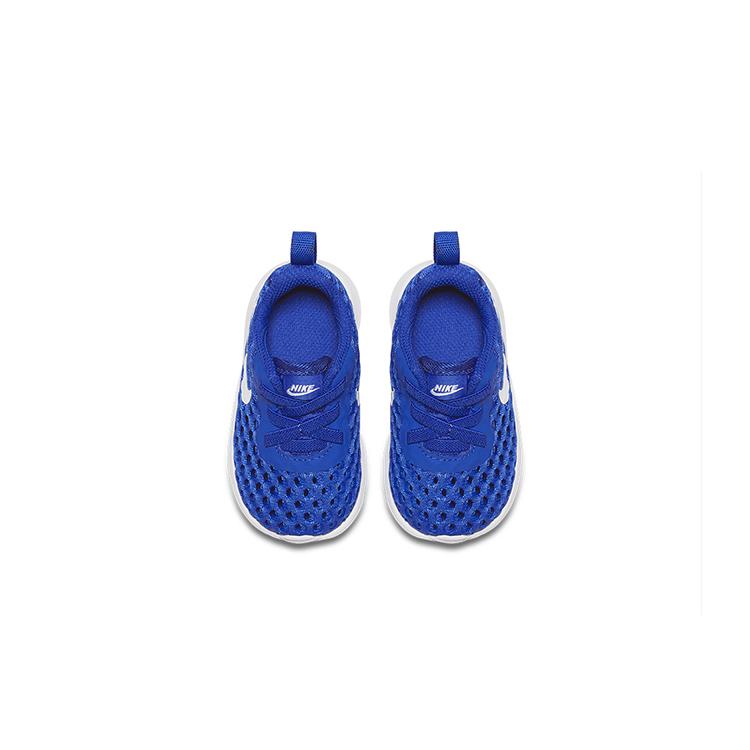 Nike Tanjun BR BLUE Скользкие Устойчивые к истиранию Низкие Спортивные Повседневные Кроссовки Синий Для Младенцев и Малышей AO9605-400
