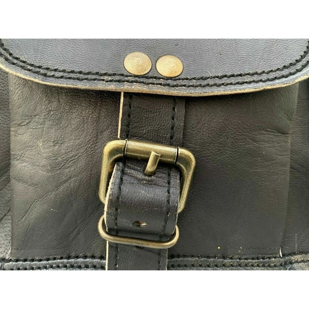 2 мотоциклетные седельные сумки 2 боковые сумки черные седельные сумки из козьей кожи 2 сумки