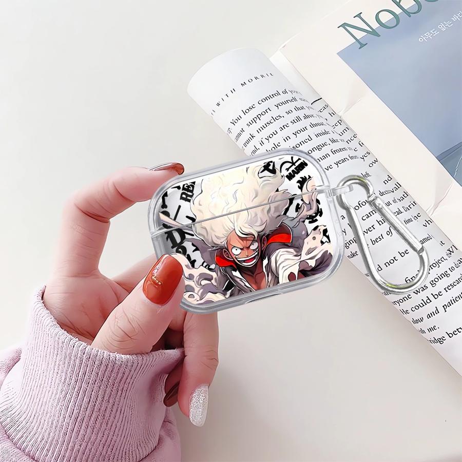 Anime Ones Pieces Luffys Case For Airpods 2 Pro3 Pro Pro2 4 1 3 Clear Earphone Cases Cover