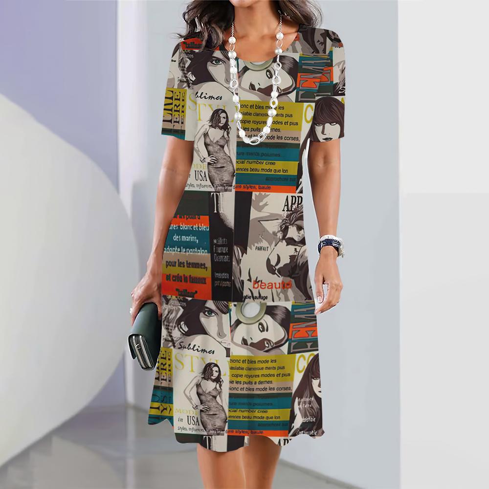 Женские элегантные платья летнее платье средней длины