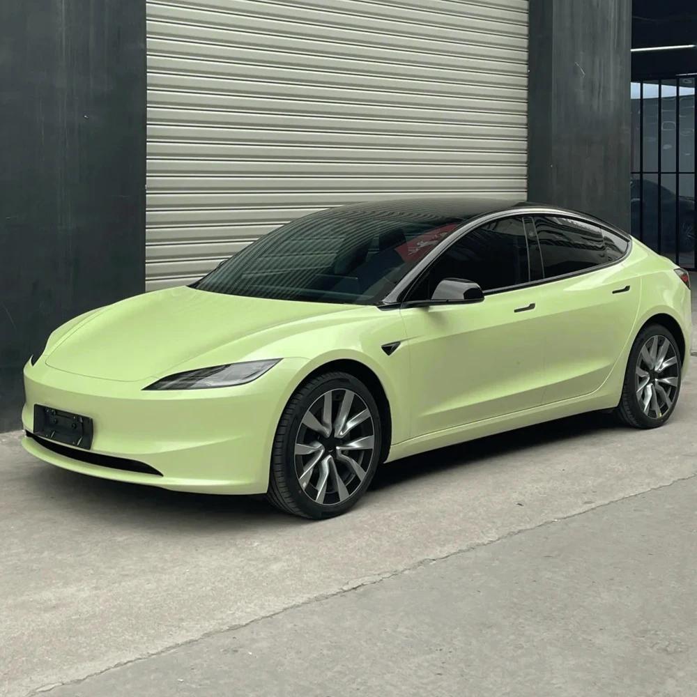Автомобильная наклейка Кристальная Авокадо-Зеленая Пленка для Оклейки Автомобиля ПЭТ Наклейка Без Пузырей Авто Наклейки Авто Аксессуары Внешний Интерьер