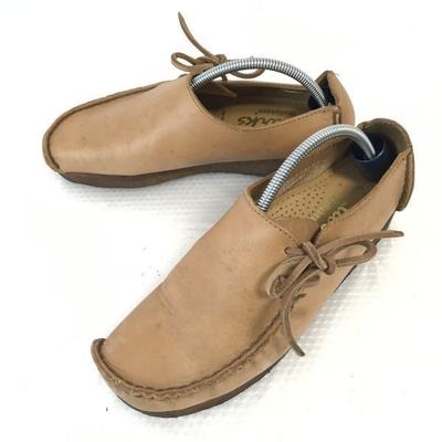 Clarks Wallabees Кожаные Мокасины Коричневые 4.5/23.0-23.5см(ИСПОЛЬЗОВАЛ)