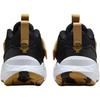 Nike Team Hustle D12 PS Black Metallic Gold Kids Sneakers White HF6280-003