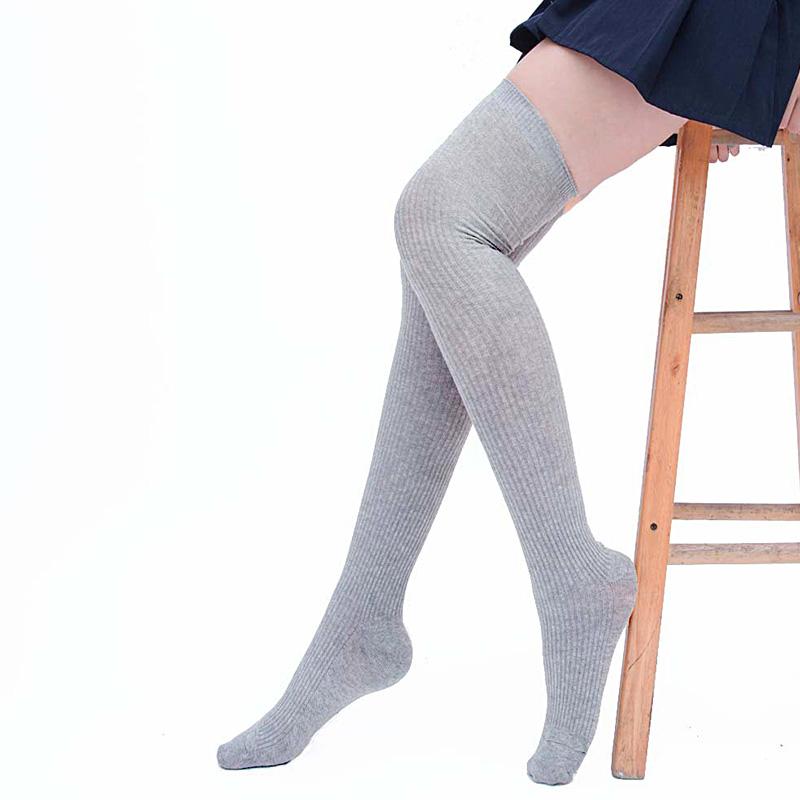 1 пара мягких зимних гольфов в вертикальную полоску для колледжа, длинные теплые гольфы