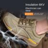 Labor Insurance Shoes, Anti-smashing and Anti-piercing Lightweight, Non-slip and Oil-resistant Welder Insulated 6KV Work Shoes