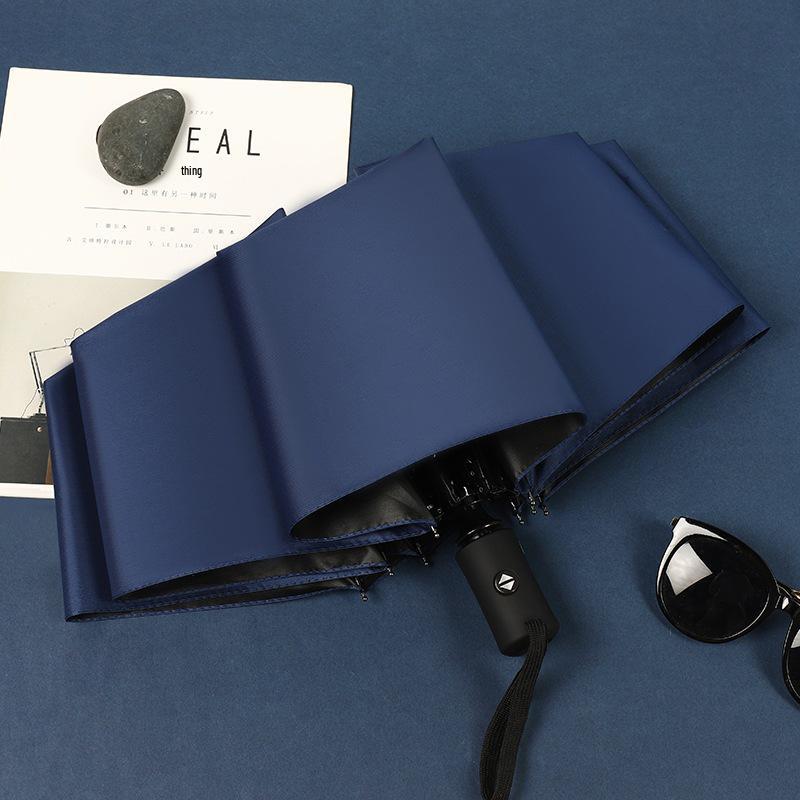 Роскошный полностью автоматический складной зонт для женщин и мужчин — солнцезащитный, защитный и рекламный зонт для бизнеса.