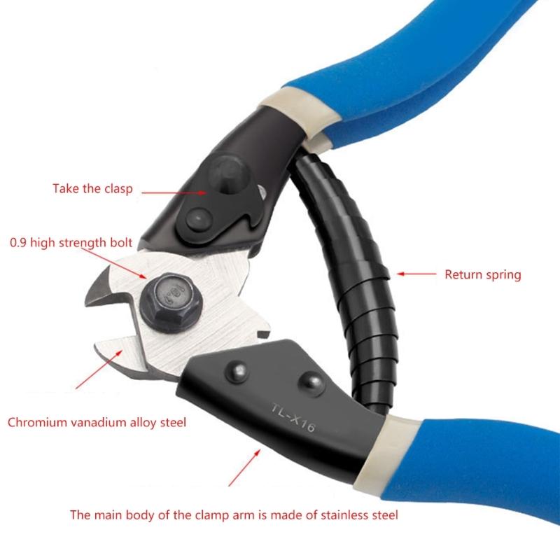 Bikes Cable Cutter, Bikes Brake Shifter Cable Repair Tool Bikes Brake Cable End Tip Plier for Bikes Cable Housing