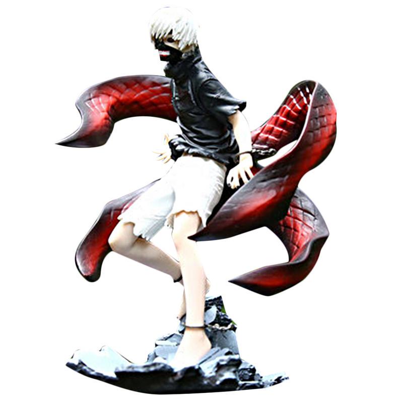 Большая версия Kaneki Ken Garage Kit Токийский гуль Подвижная половина Kakuja Kaneki Маска Кукла Модель с красным хвостом