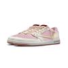 Travis Scott x Jordan Air Jordan 1 No Resale Abrasion Resistant Low top Vintage Basketball Shoes Unisex Pink DZ4137-700(Team1565--)