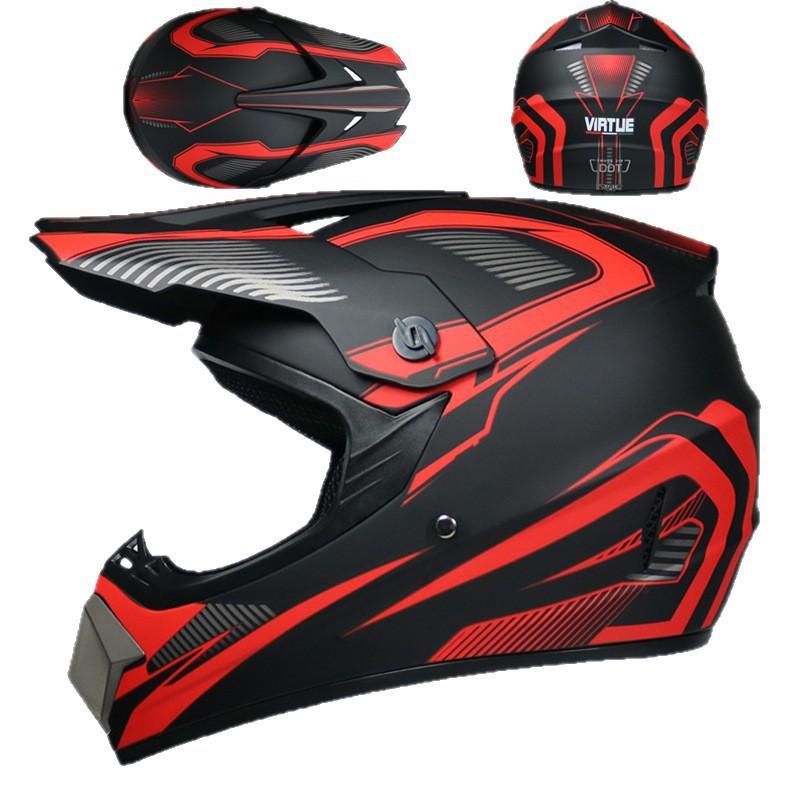 Full Face Mountain Bike Helmet Downhill MTB Off-Road Cycling ABS Shell With Decal Graphics Unisex Adult S M L XL