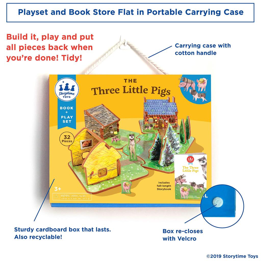 Игрушки для рассказывания историй Кукольный домик Storytime Toys: Три поросенка SY33