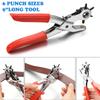 Watchband Heavy Duty Sewing Machine Leather Hole Punch Plier Leathercraft Eyelet Puncher Belt Plier