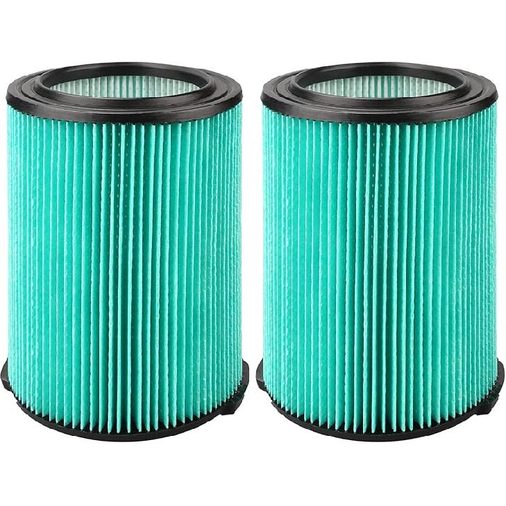 PIGUOAT 2PCS VF6000 5-Layer Replacement Filter for Ridgid 5-20 Gallon Wet Dry Vacuums WD5500 WD0671 WD6425 WD7000 WD1280 WD1851 WD1680 WD1956 RV2400A