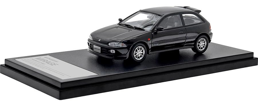 INTERALLIED Hi Story Mitsubishi MIRAGE Pyrenees Black Finished Product 1/43 CYBORG-R (1992)