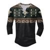 Men'S T-Shirt Street Casual Fashion Long Sleeved Top