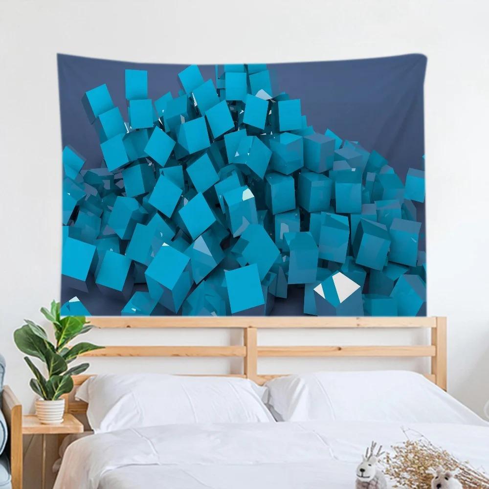 Colorful Simple Tapestry Office Living Room Decoration Home Wall Tapestry