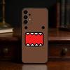 Милый Чехол для Телефона Domo-kun Чехол для Телефона Для Samsung S25,24,23,22,30,21,10,9,Ultra,Plus,Lite Мягкий Черный Чехол