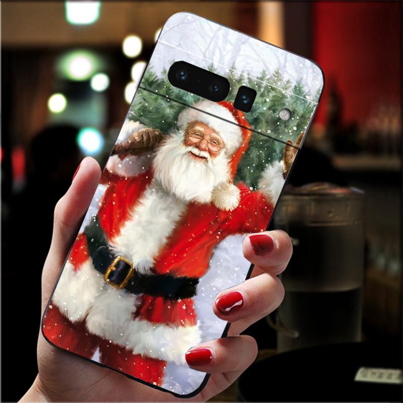 Christmas Santa Claus Phone Case For Google Pixel 10 9 Pro XL 9A 8 7 6 Pro Pixel 8A 7A 6A Pixel 8 7 6 5