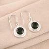 Green Tourmaline Gemstone 925 Sterling Silver Jewelry Handmade Earrings 1.40" EE-4-43