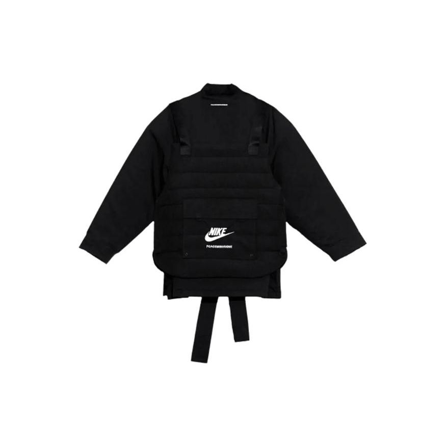 Nike Куртка G-Dragon 2+1 из коллекции Peaceminusone (Азия) Черная уличная одежда унисекс DR0100-010