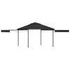 VidaXL Gazebo and Extended Double Roofs 3x3x2.75 M Anthracite 180g/m²