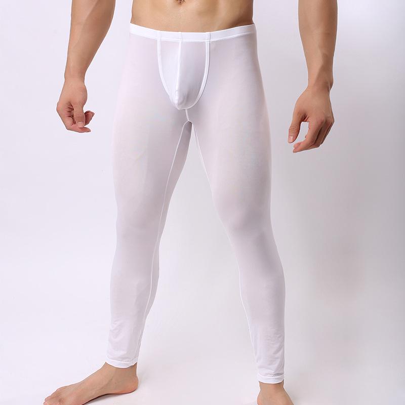 Men's Ultra-Thin Ice Silk Casual Leggings
