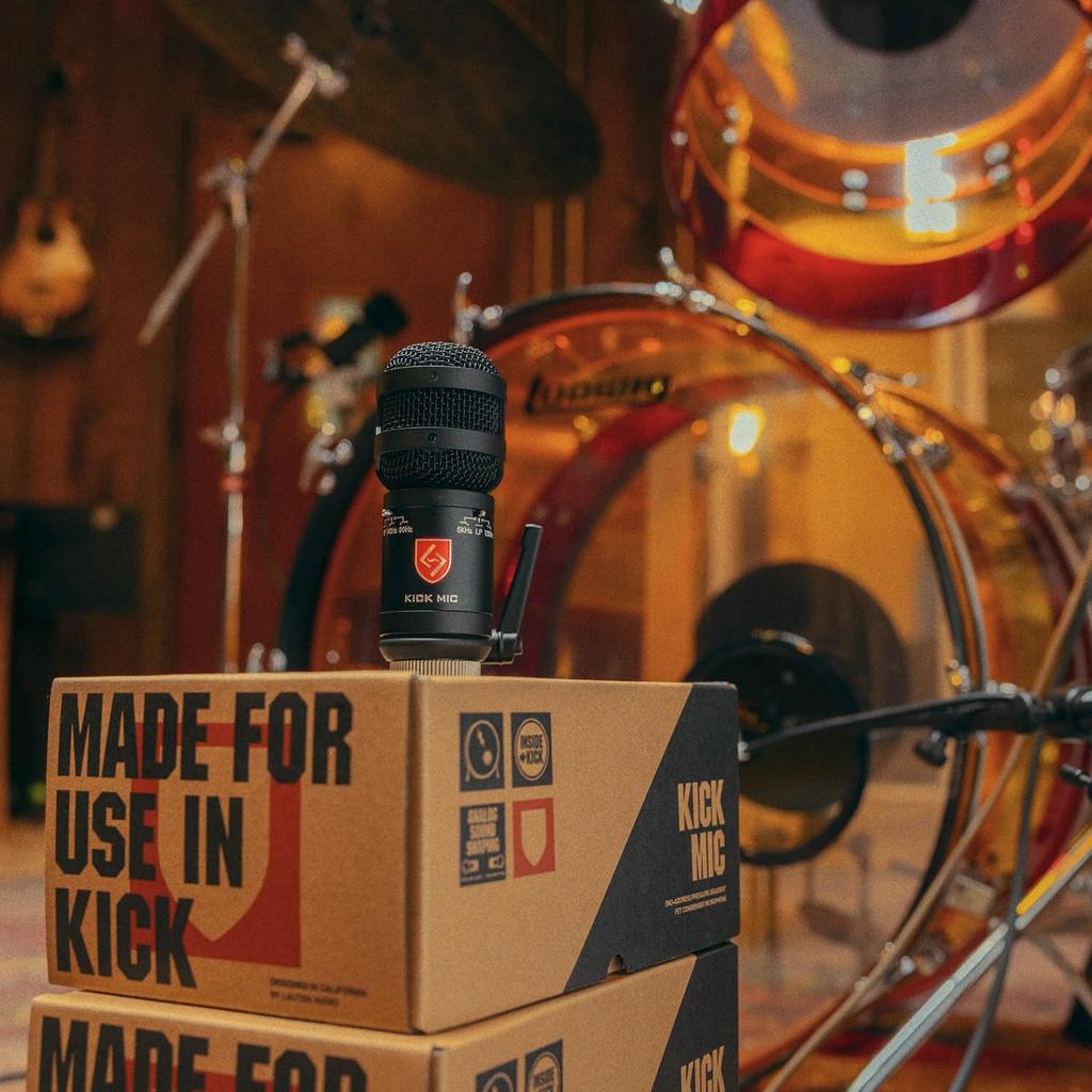 Lauten Audio Cardioid Kick Mic Condenser Microphone for Kick and Bass Drums LS-608