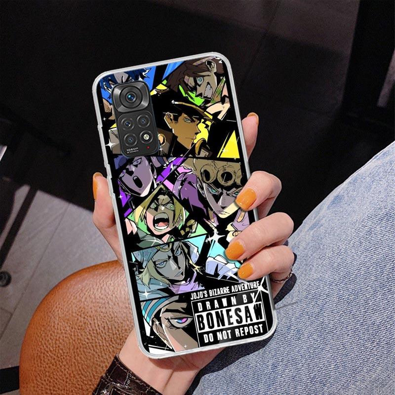 Все чехлы для телефона JoJo's Bizarre Adventure для Xiaomi Redmi Note 15 14 13 12S 12 11 Pro Plus 14S 11S 11E 10 10S 11T 5G Персонализированные