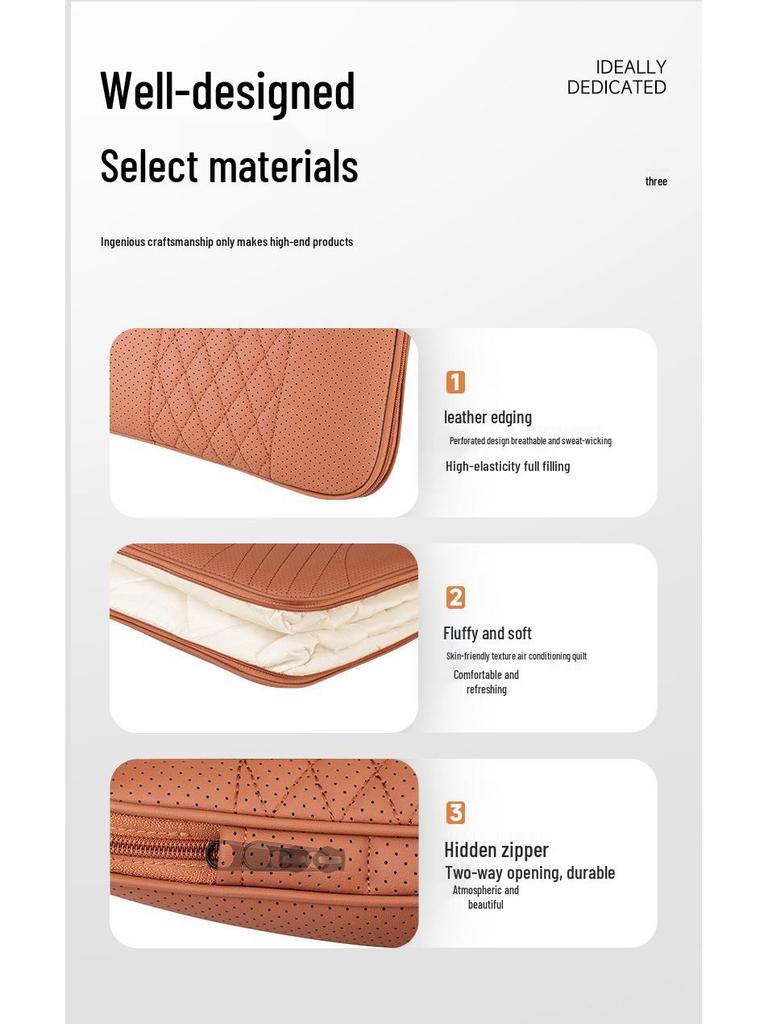 Подушка-плед для автомобиля AITO M7/M9/M5: Многофункциональное одеяло-кондиционер и подушка для поясницы