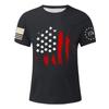 Men's Independence Day Printed T-Shirt Men's Loose Casual Short Sleeve Top