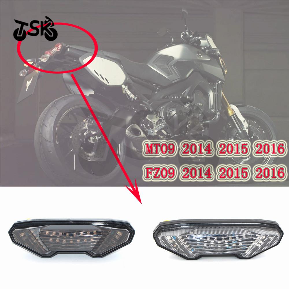 Задний поворотник, стоп-сигнал, фонарь для мотоцикла YAMAHA FZ - 09 MT09 FZ 09 MT 09 2014 2015 2016 Интегрированный стоп-сигнал MT-10