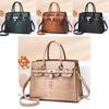 Fashionable Pu Crocodile Texture Shoulder Bag With Spacious Design For Women