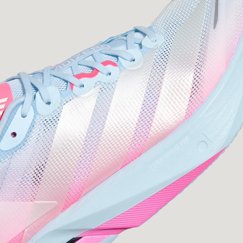 Adidas Adizero Boston 13 Running Shoes Unisex Snow Crystal Blue/White 