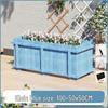 Hualong Shield Outdoor Carbonized Solid Wood Planter Box